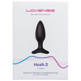 Lovense Hush 2 Remote Control Butt Plug 1.5 Inch