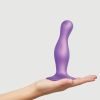 Strap On Me Dildo Plug Curvy-Metallic ...