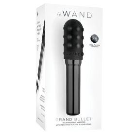 Le Wand Chrome Grand Bullet-Black**