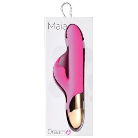 Maia Dream Rechargeable Silicone Rabbit-Pink 8.5" **