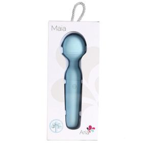 Maia Aria Bendable Vibrating Wand-Teal **