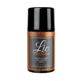 Lic-O-Licious , Oral Delight Cream  (Salted Carame) 1.7 oz. **