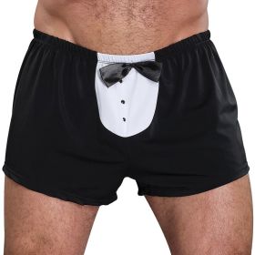Tuxedo Boxer - One  Size - Black **