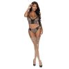 Magic Silk Bra & Hipster Panty-Leopard...