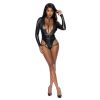 Magic Silk Teddy With Harness Caging-B...