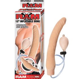 Ram 12-Inch Inflatable Dong - Flesh **