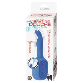 Vibrating Douche Silicone-Blue
