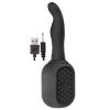 Vibrating Douche Silicone-Black