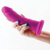 Colours Dual Density Girth Dildo-Purpl...