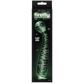 Firefly Glass G Spot Glow Wand-Clear **