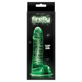 Firefly Glass Smooth Ballsey-Clear 4"