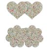 Pretty Pasties Heart & Flower-Glow 2pk