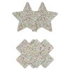 Pretty Pasties Star & Cross-Glow 2pk