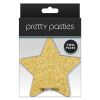 Pretty Pasties Glitter Stars-Blk/Gold ...