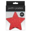 Pretty Pasties Glitter Stars-Red/Silve...