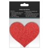 Pretty Pasties Glitter Hearts-Red/Silv...