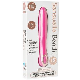Sensuelle Bentlii 15 Function Double Motor Vibe-Magenta **