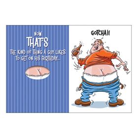 Greeting Card B-Day "Now Thats The Kind Of Thing A Guy Likes?"