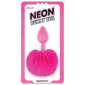 Neon Bunny Tail - Pink **