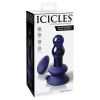 Icicles No.83 with Rechargeable Vibrator & Remote-Blue