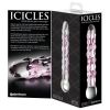 Icicles No.7-Pink Speckels 7"