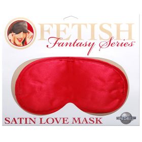Satin Love Mask - Red **