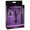 Anal Fantasy Elite Auto Throb Inflatable Vibrating Plug-Black