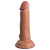 King Cock Elite Dual Density Silicone Cock-Tan 6"