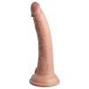King Cock Elite Dual Density Silicone Cock-Light 7"