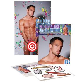 Pin The Macho On The Man! Display of 12 **