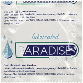 Paradise Lubricated Condom (Bulk) **