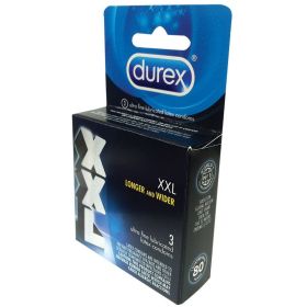 Durex , XXL Lubricated Latex Condoms (Pack Of 3)**