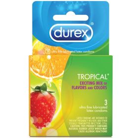 Durex Tropical Condoms (3 Pack) **
