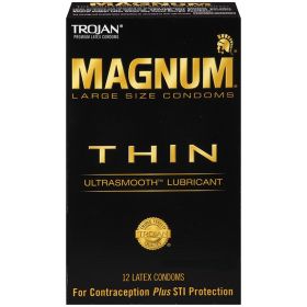 Trojan Magnum Thin - 12 Pack**
