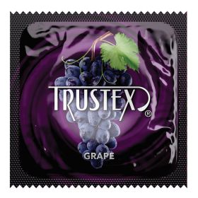 Trustex Flavored Condom-Grape (Bulk) **