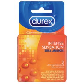 Durex , Intense Sensation-Extra Large Condoms (3 Pack)**