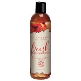 Intimate Earth Oral Pleasure Glide- Fresh Strawberries 4oz. **