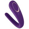 Satisfyer Double Classic Partner Vibrator-Purple