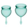 Satisfyer Feel Good Menstrual Cup-Dark Green