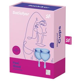 Satisfyer Feel Good Menstrual Cup-Dark Blue