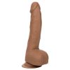 Silicone Studs-Brown 8"