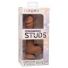 Dual Density Silicone Studs-Brown 5"