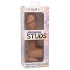 Dual Density Silicone Studs-Brown 6.25...
