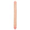 Size Queen Double Dildo-Ivory 17"