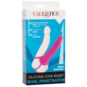 Silicone Love Rider Dual Penetrator - Pink **