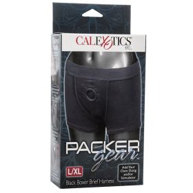 Packer Gear Boxer Brief Harness - Large/extra large - Black **