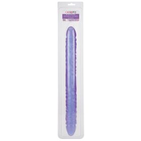 Reflective Gel Veined Double Dong-Purple 18" **