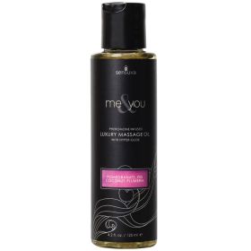 Sensuva Me & You Luxury Massage Oil-Pomegranate Fig/Coconut 4.2oz