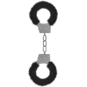 Beginner's Furry Handcuffs - Black**
