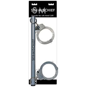 Sex and Mischief Spreader Bar With Metal Cuffs**